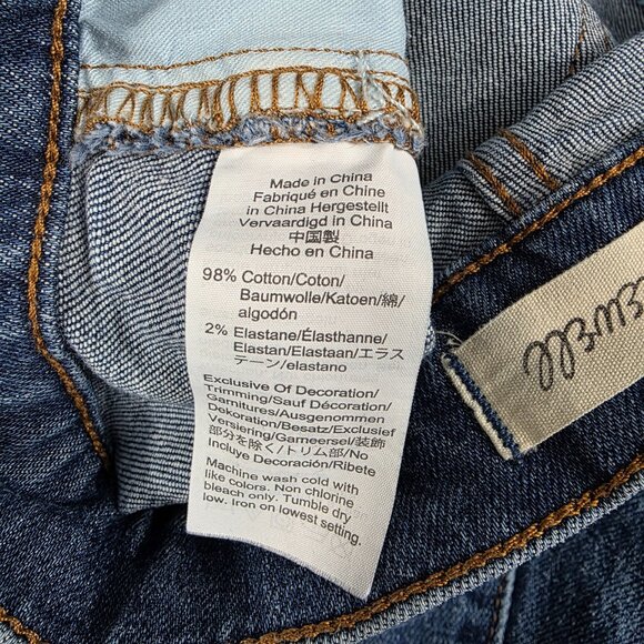 Madewell Jeans Womens 26 Blue Denim High Rise The Perfect Vintage Crop Jean - Picture 11 of 13